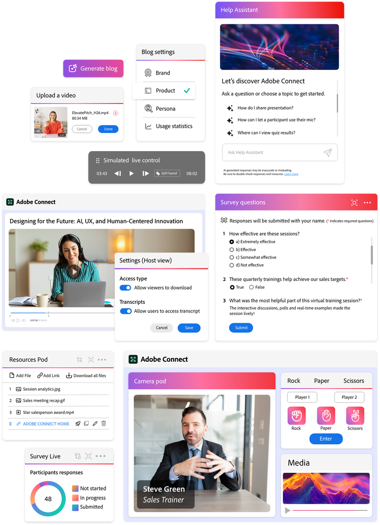 Neue Funktionen in Adobe Connect