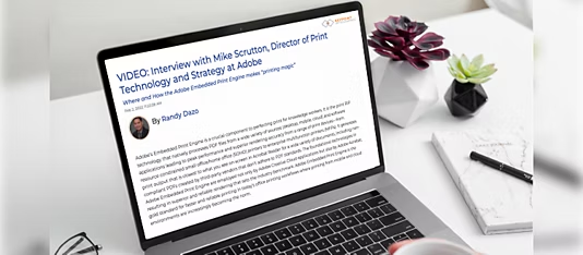 VIDEO: Interview with Mike Scrutton, Director of Print Technology and Strategy at Adobe