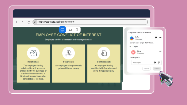 ajout de commentaires précis