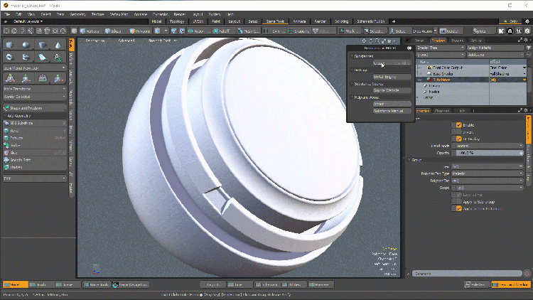 video of an edit in progress