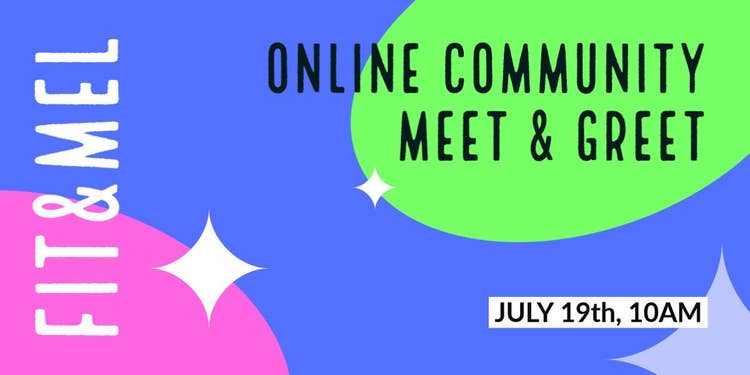 Pink Blue And Green Online Community Event Banner