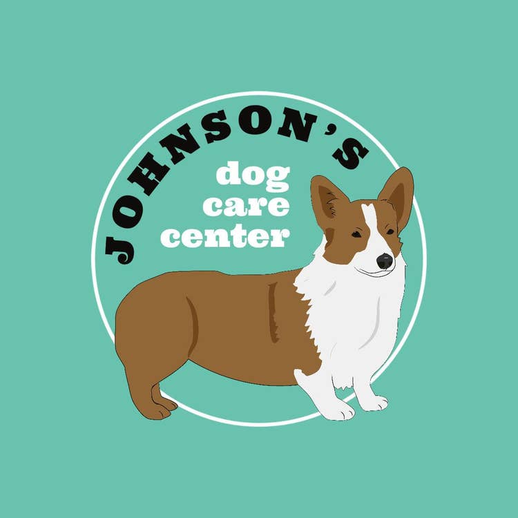 Green Corgi Dog Care Center Logo