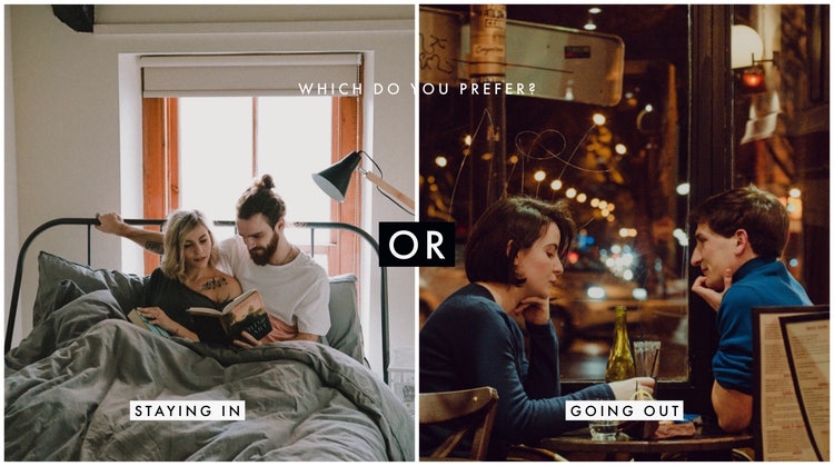 Warm Toned Collage Date Night Battle Twitter Post