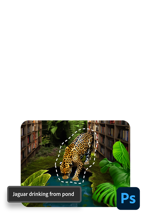 Adobe Photoshop, powered by Firefly.