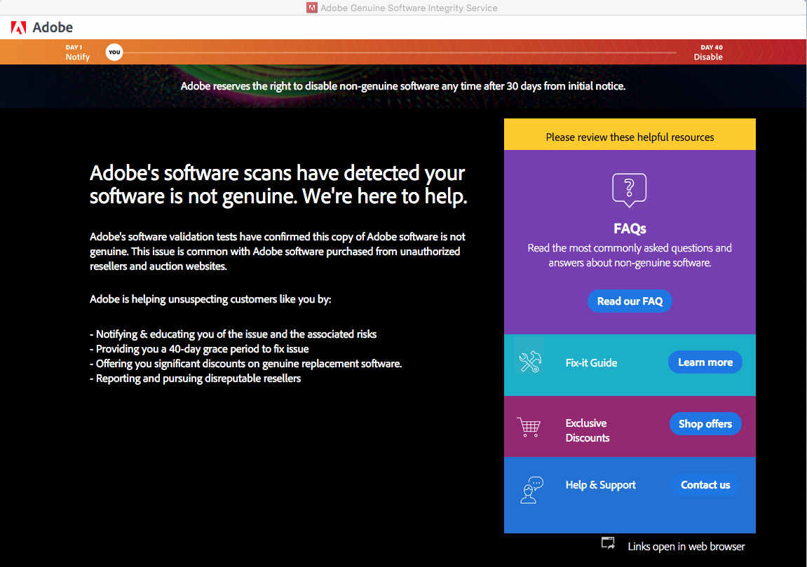 Adobe genuine software | Adobe official site
