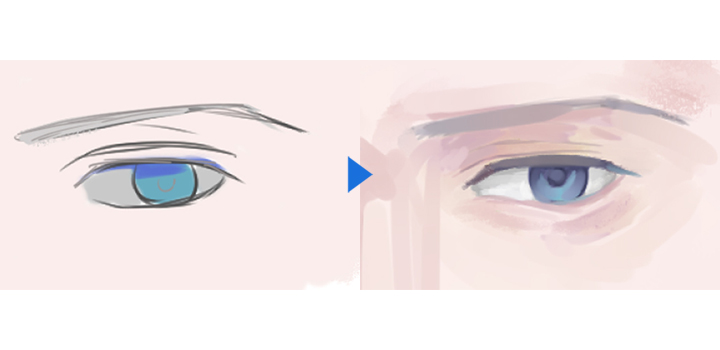 感情豊かな目の描き方 漫画 アニメ イラストでキャラクターの表情を描くコツと目の色の塗り方