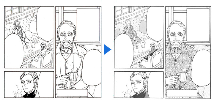 漫画のトーンの使い方 Adobe