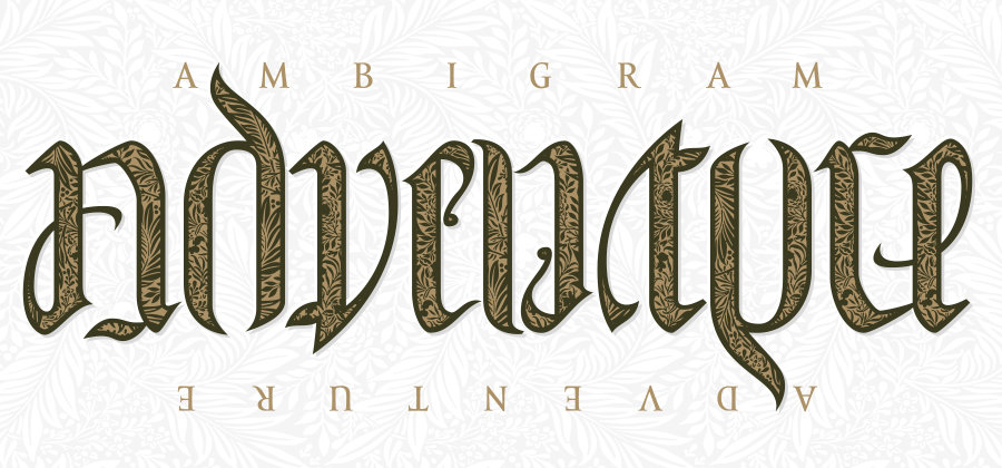 Ambigram: What Is It? Create Ambigram Words | Adobe