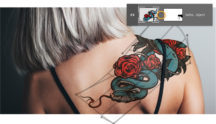 Make a tattoo composite with Photoshop in 5 steps | Adobe