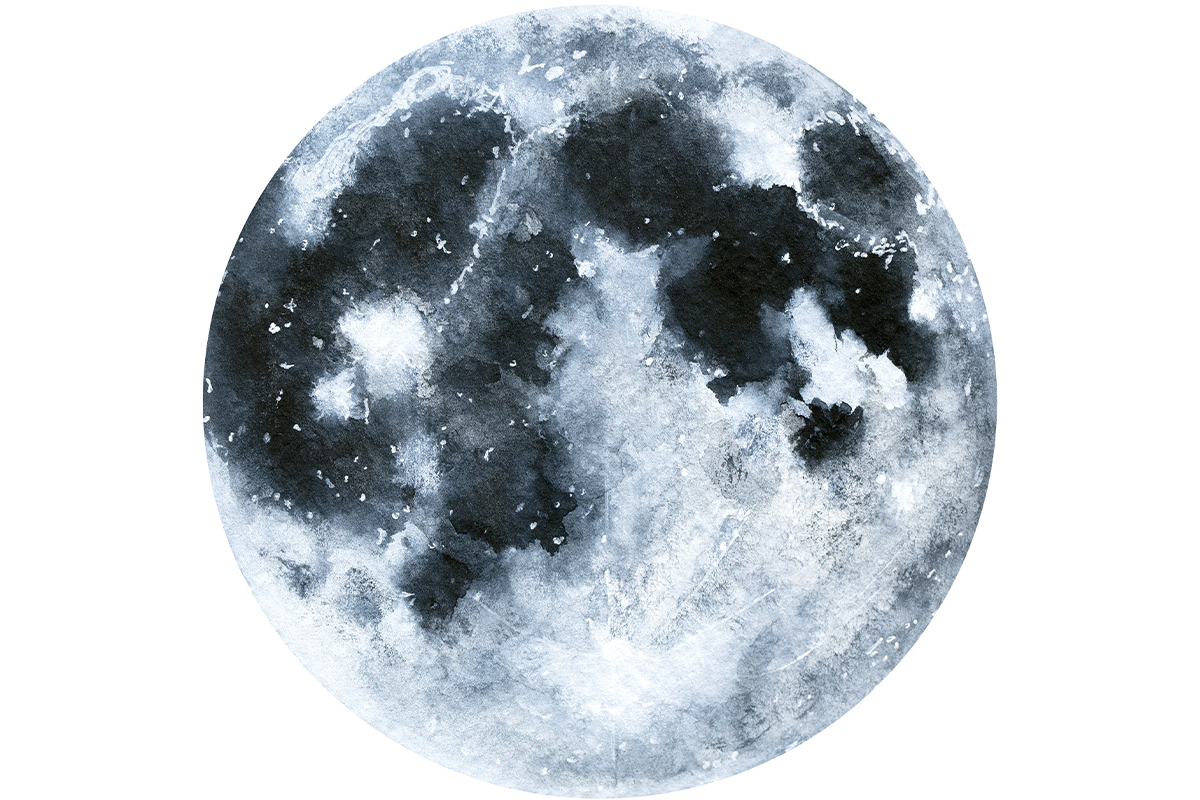 月の描き方 Adobe
