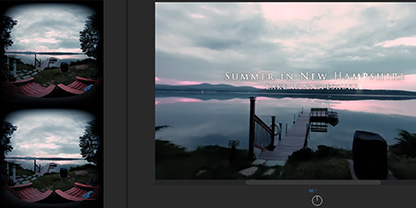 엔드 투 엔드 VR 180.