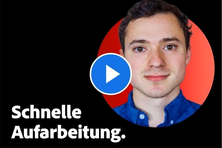 Schnelle Aufarbeitung.