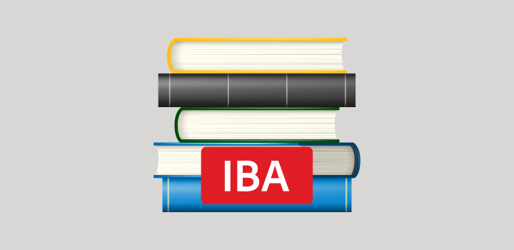 Illustration zeigt E-Books im IBA-Format.