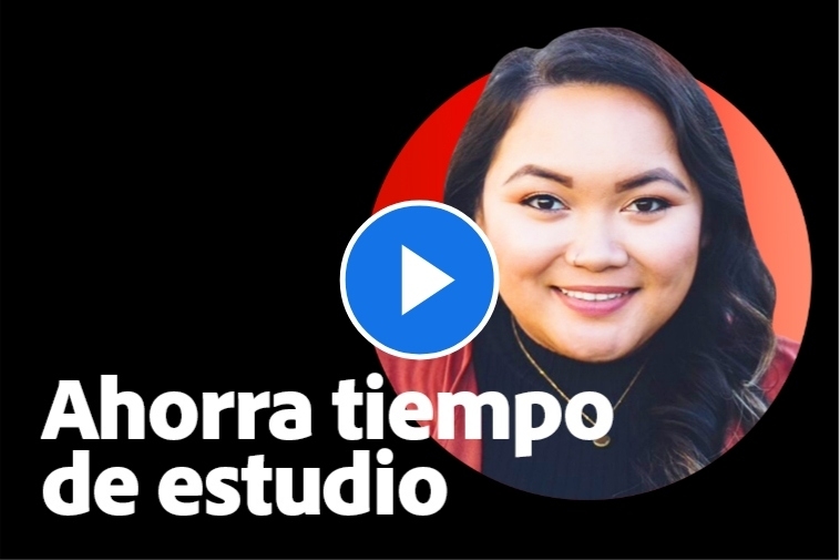 Ahorra tiempo de estudio