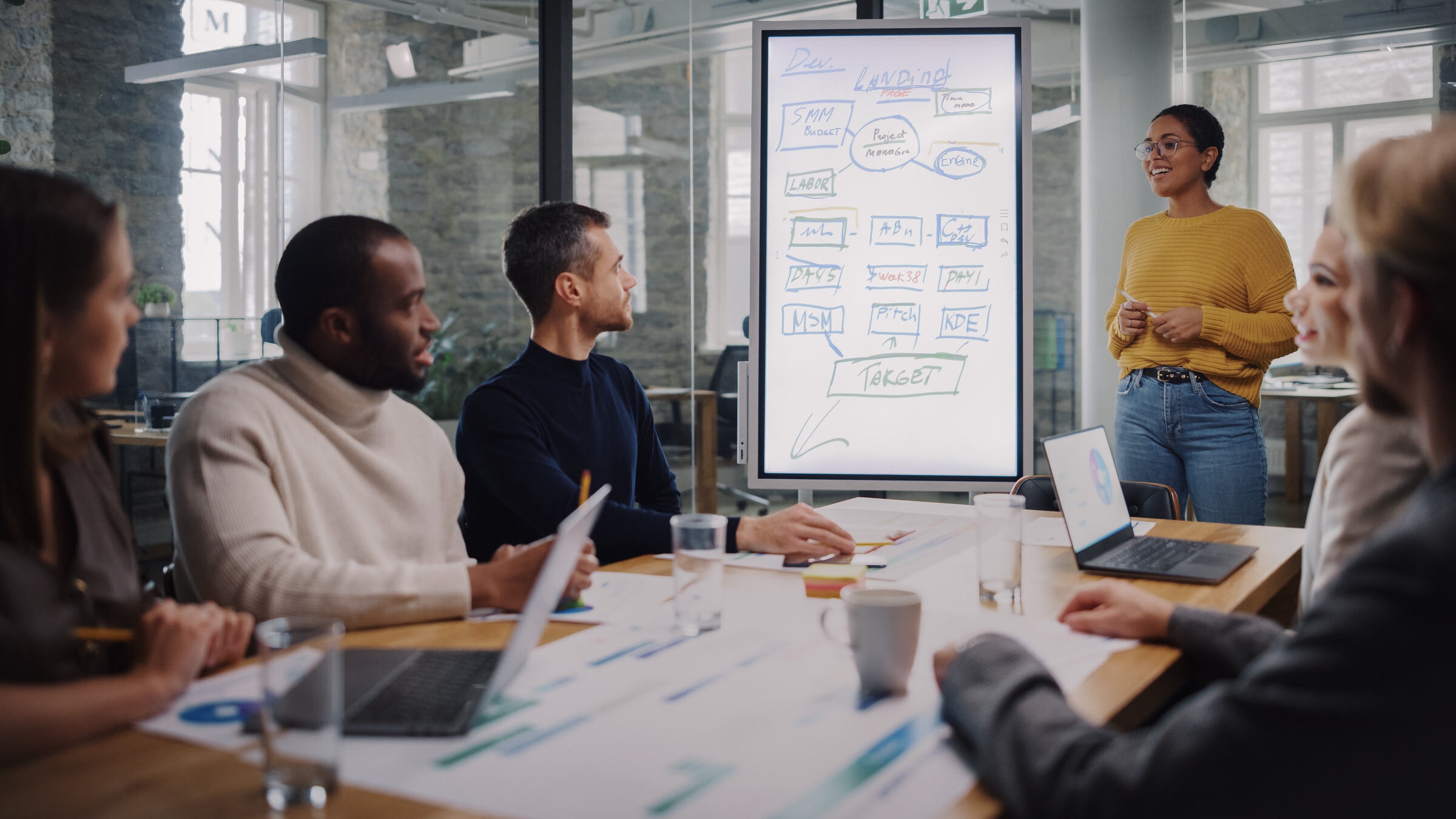Poste de manager dans une entreprise