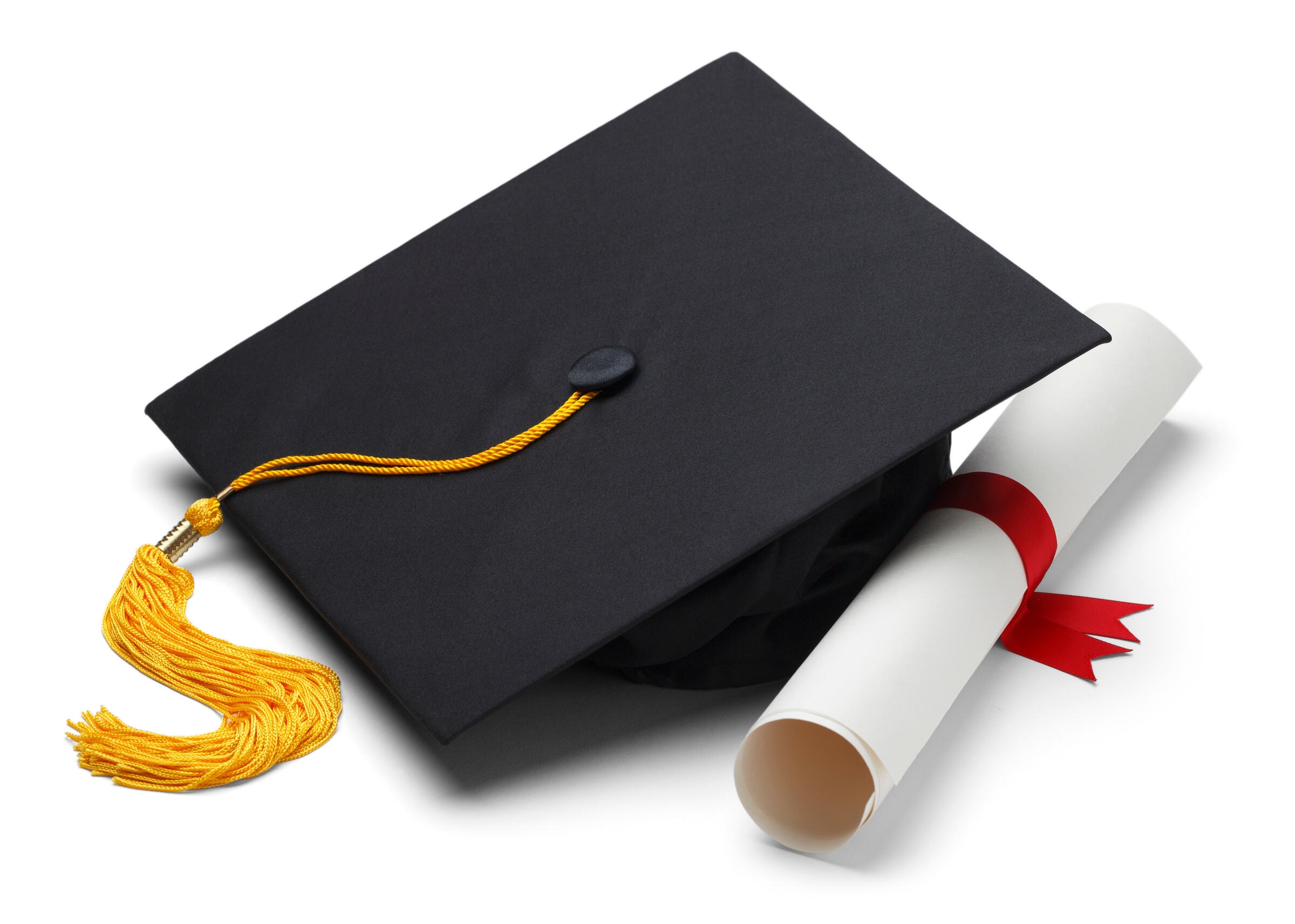 Accessoires représentatifs de l’obtention du diplôme