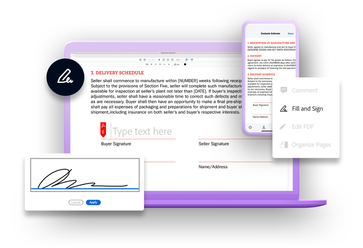 E-signature signing | What is an electronic signature | Acrobat Sign