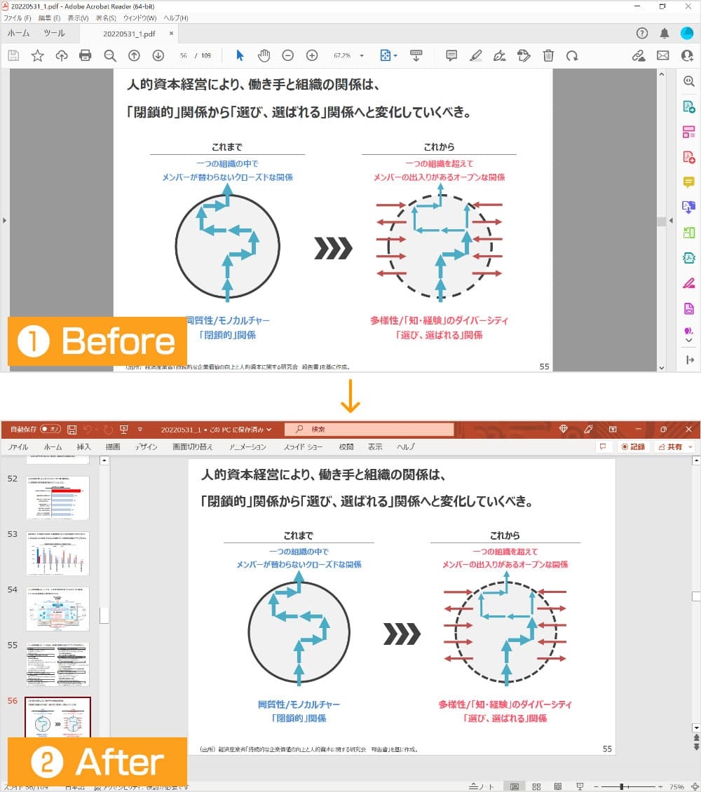 PDFを開く
