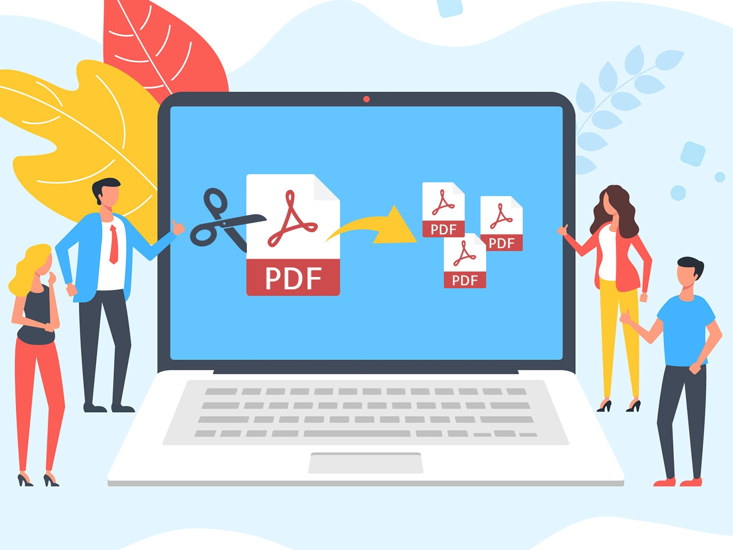 無料でPDFを分割するカンタンな方法【PC・スマホ両方OK】