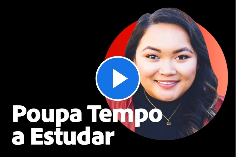 Poupe tempo ao estudar