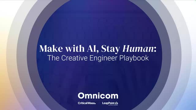 Make with AI, Stay Human: The Creative Engineer Playbook