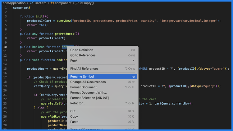 Comprehensive Code Refactoring
