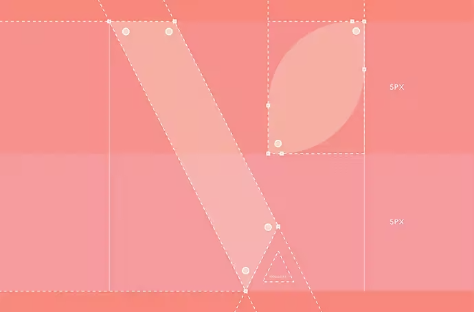 Vector shapes and gridlines
