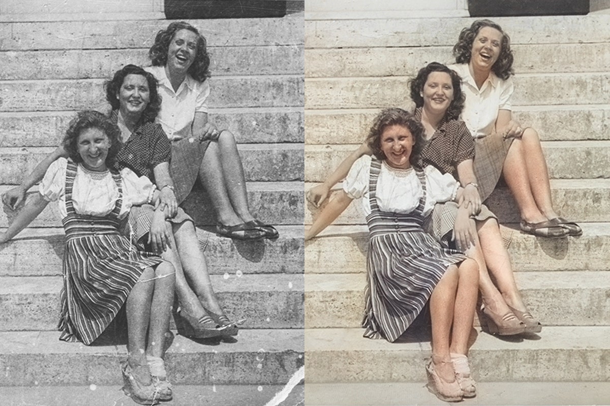 Old photo restoration in Adobe