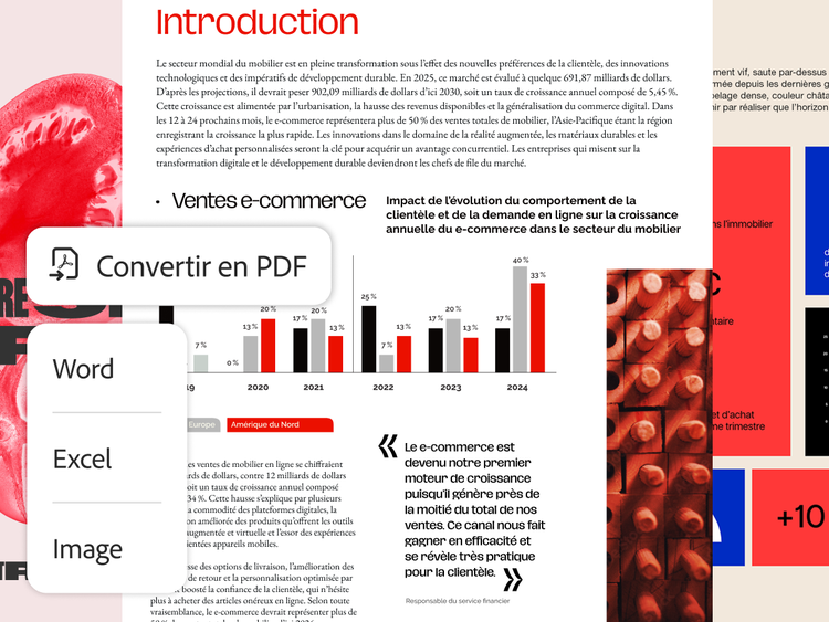 Créez et convertissez rapidement des PDF.