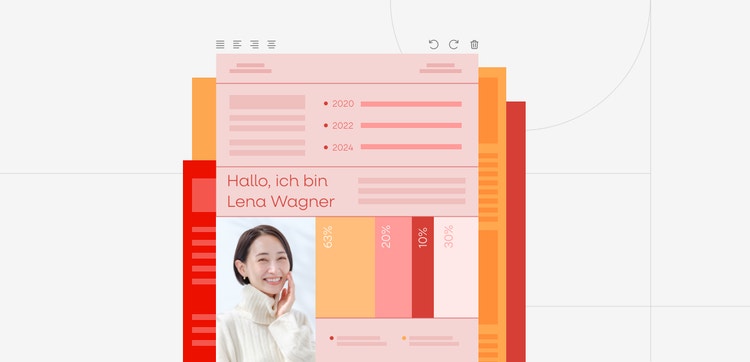 Illustration für ein Kurzprofil mit den Adobe Acrobat Onlinetools