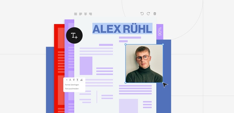 Bewerbung mit den Adobe Acrobat Onlinetools