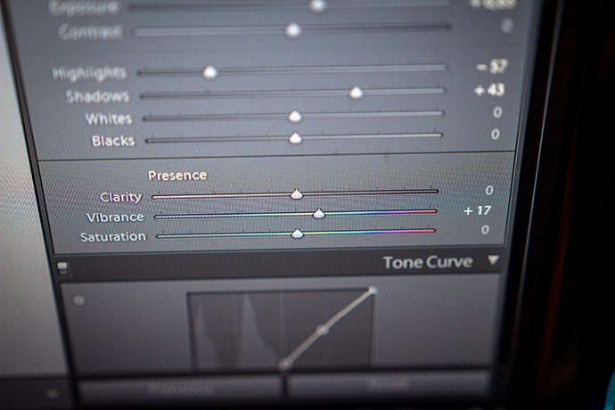 Bearbeitung in {{lightroom}}