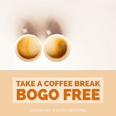 Beige Toned Coffee Break Bogo Free Instagram Post Bogo