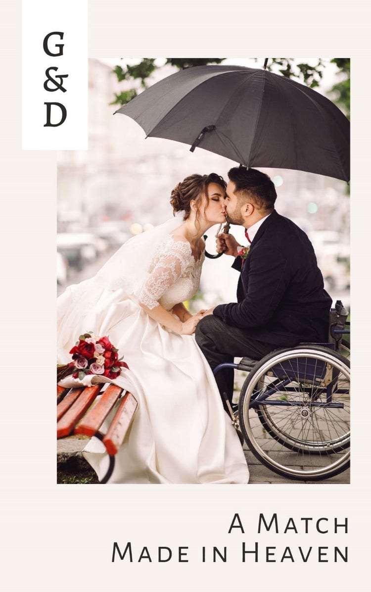 Beige & Gray Modern Wedding Photo Album