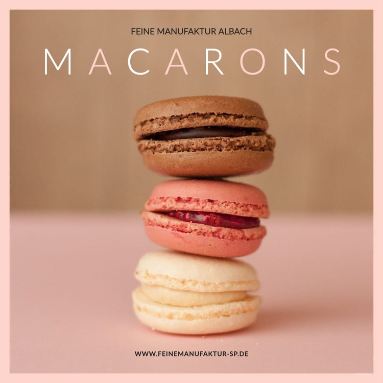 Brown and Pink Pastry Shop Facebook Ad