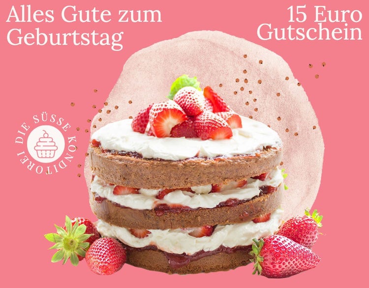 Pink Birthday Cake Gift Certificate