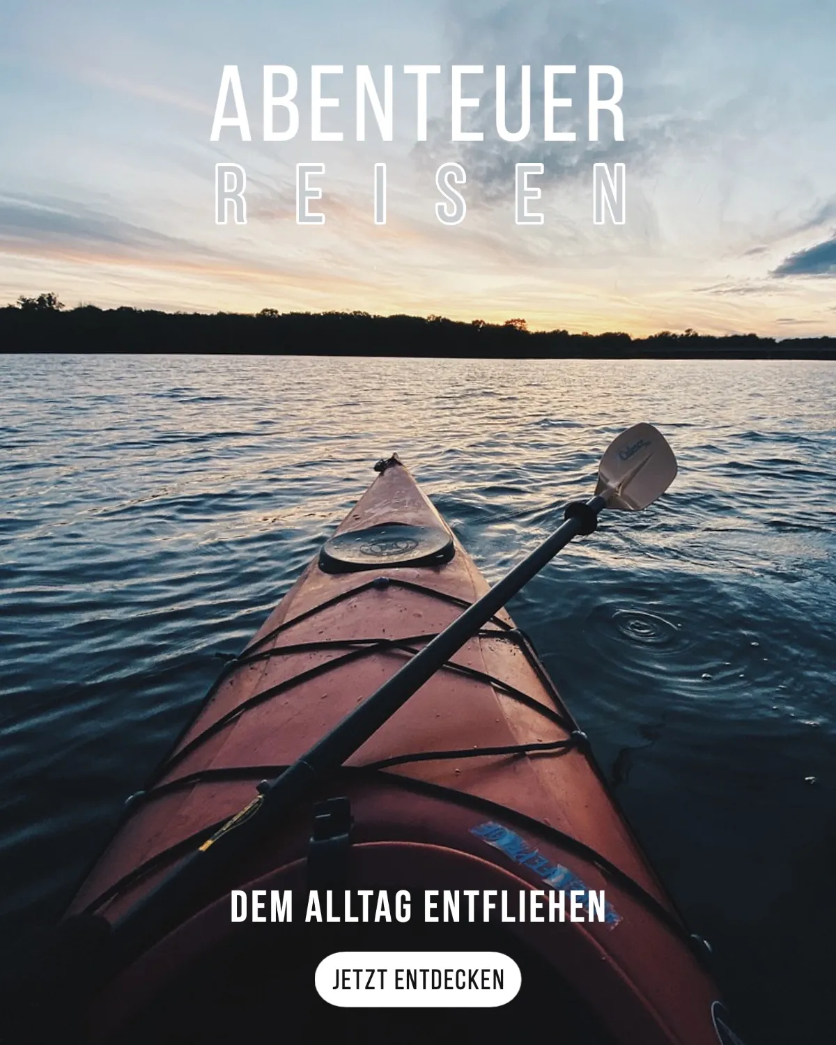 Kayaking Adventure Travel Instagram Feed Ad