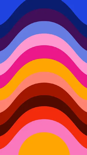 Colorful Stripes Smart Phone Wallpaper Zoom-Hintergründe