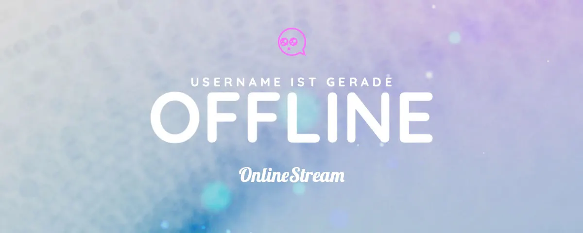 Pastel-colored Sparkling Twitch Banner