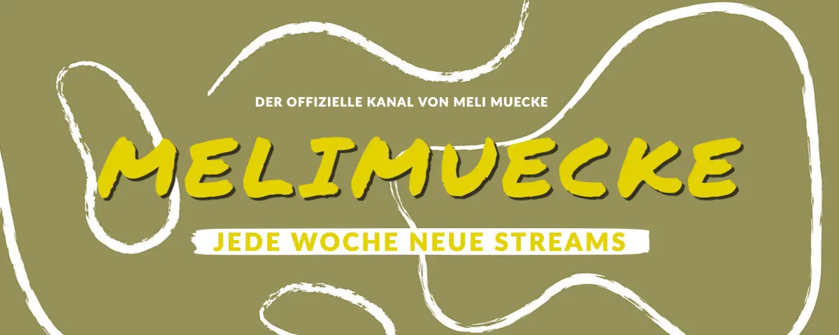 Yellow Ochre White Curved Lines Streaming Twitch Banner