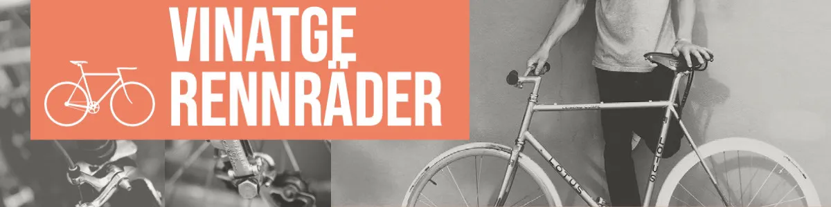 Orange Vintage Bicycle Etsy banner