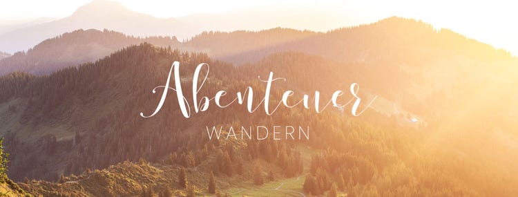 Sunny Adventure Hiking Tour Banner Facebook Page Cover