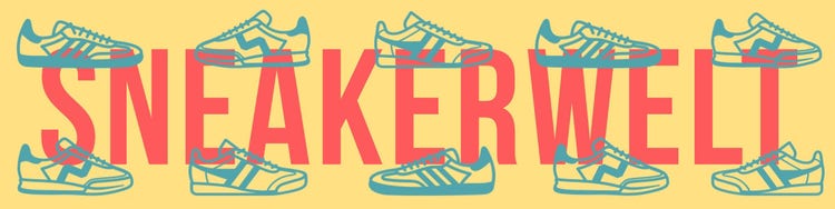 Pink and Yellow Bold Sneaker Shop Etsy banner