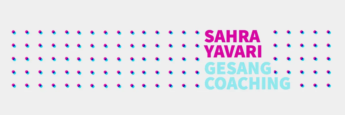 Magenta and Cyan Dotted Pattern Twitter Header