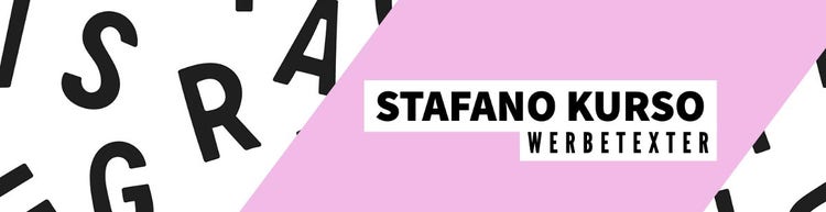 Pink and Black Letters Copywriter LinkedIn Profile Cover