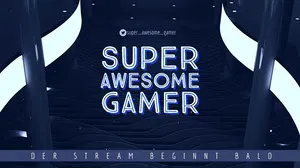 super awesome gamer twitch banner  Facebook-Titelbild
