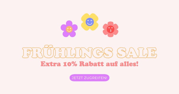 Purple and Yellow Flowers Spring Sale Facebook Post