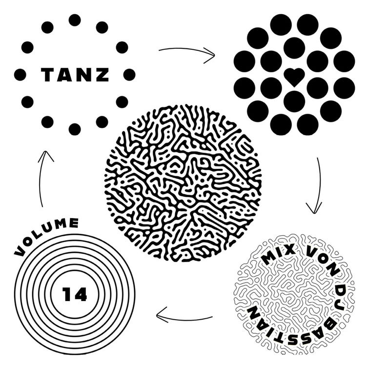 Black & White Decorative Mixtape Cover
