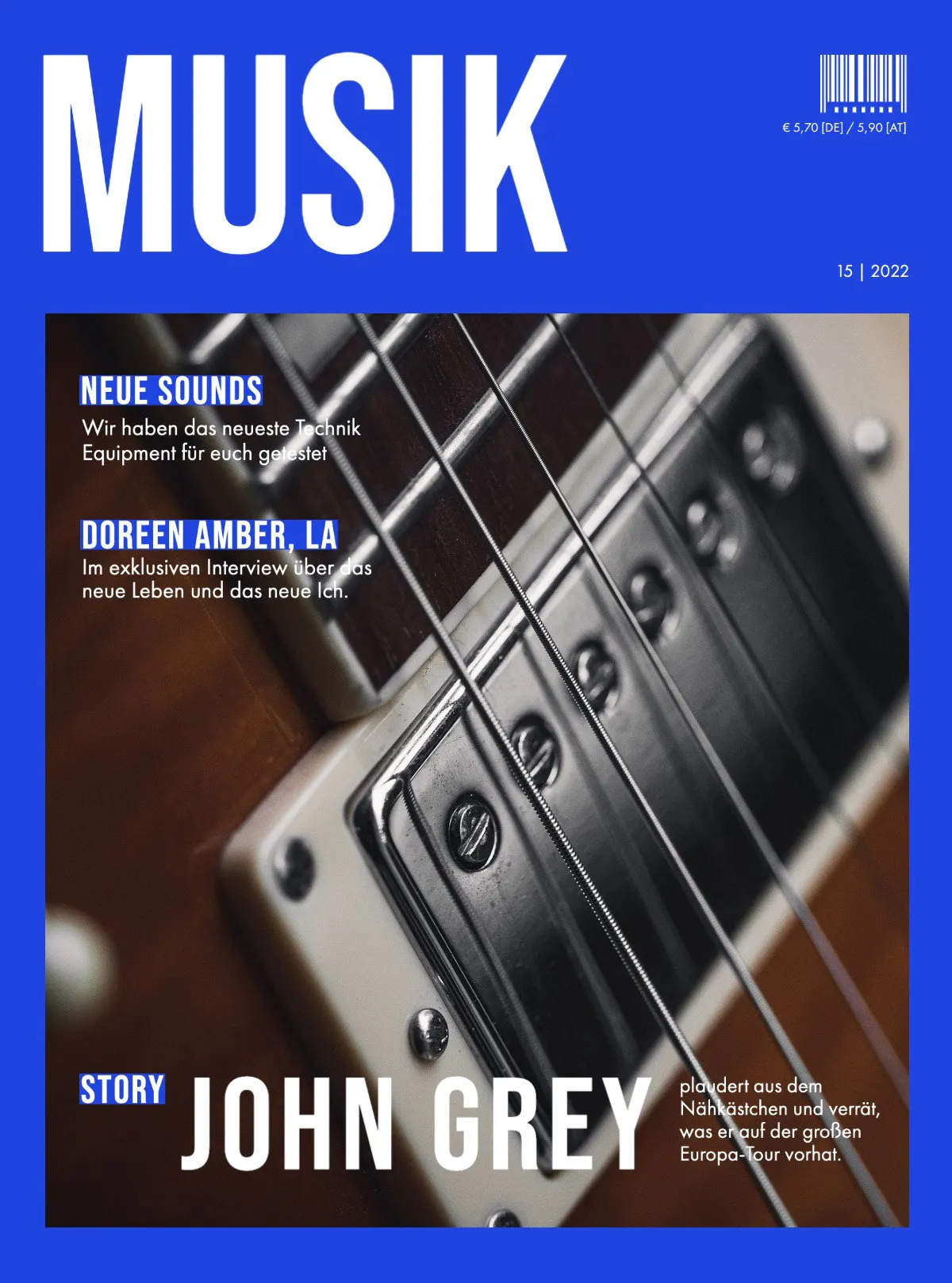 Cobalt Blue Music Magazine Cover
