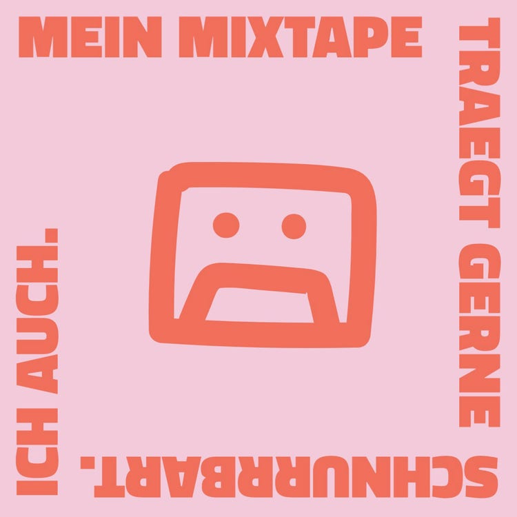Rose Red Funny Tape Icon Mixtape Cover